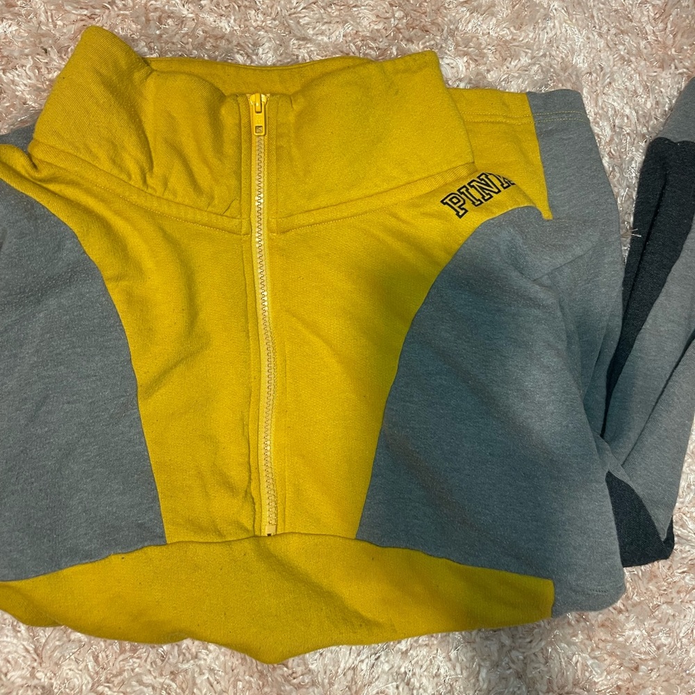 Xl pink half zip